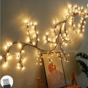 Willow Vine LED Twig Fairy Garland Lights Flexible Branches NIB